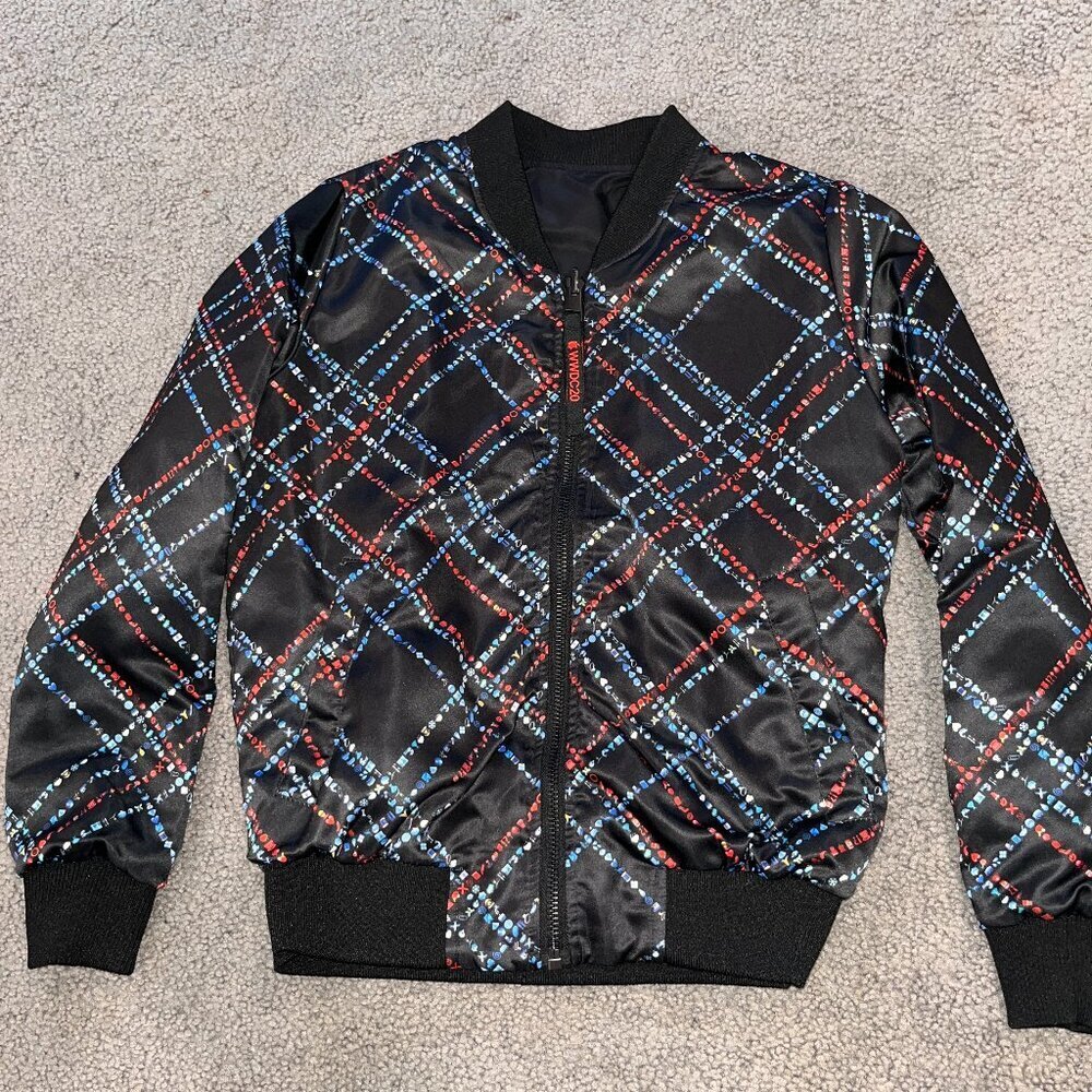 APPLE WWDC20 WOMEN'S DEVELOPERS CONFERENCE 2020 REVERSIBLE EMOJI BOMBER JACKET